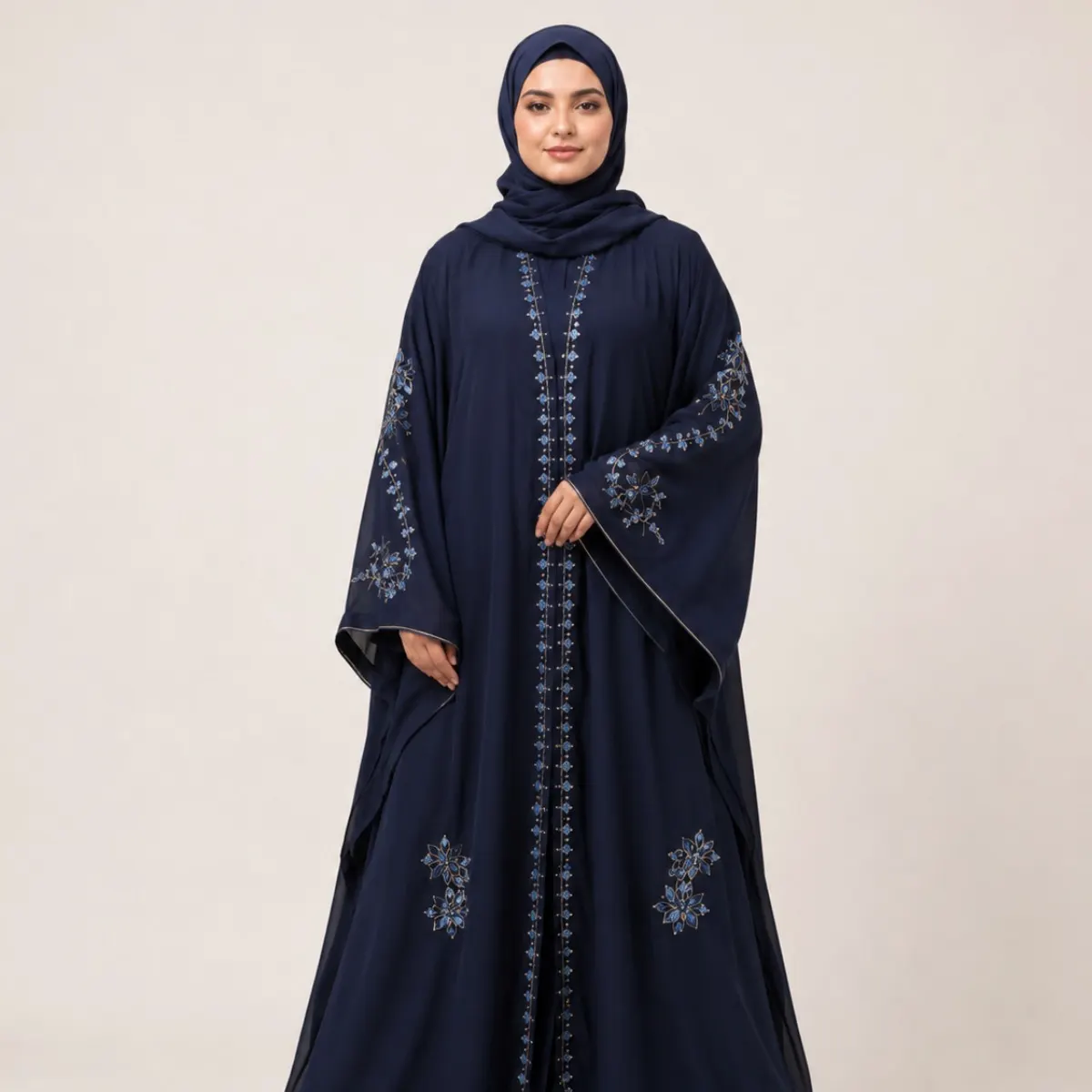 Stone Work Party Abaya